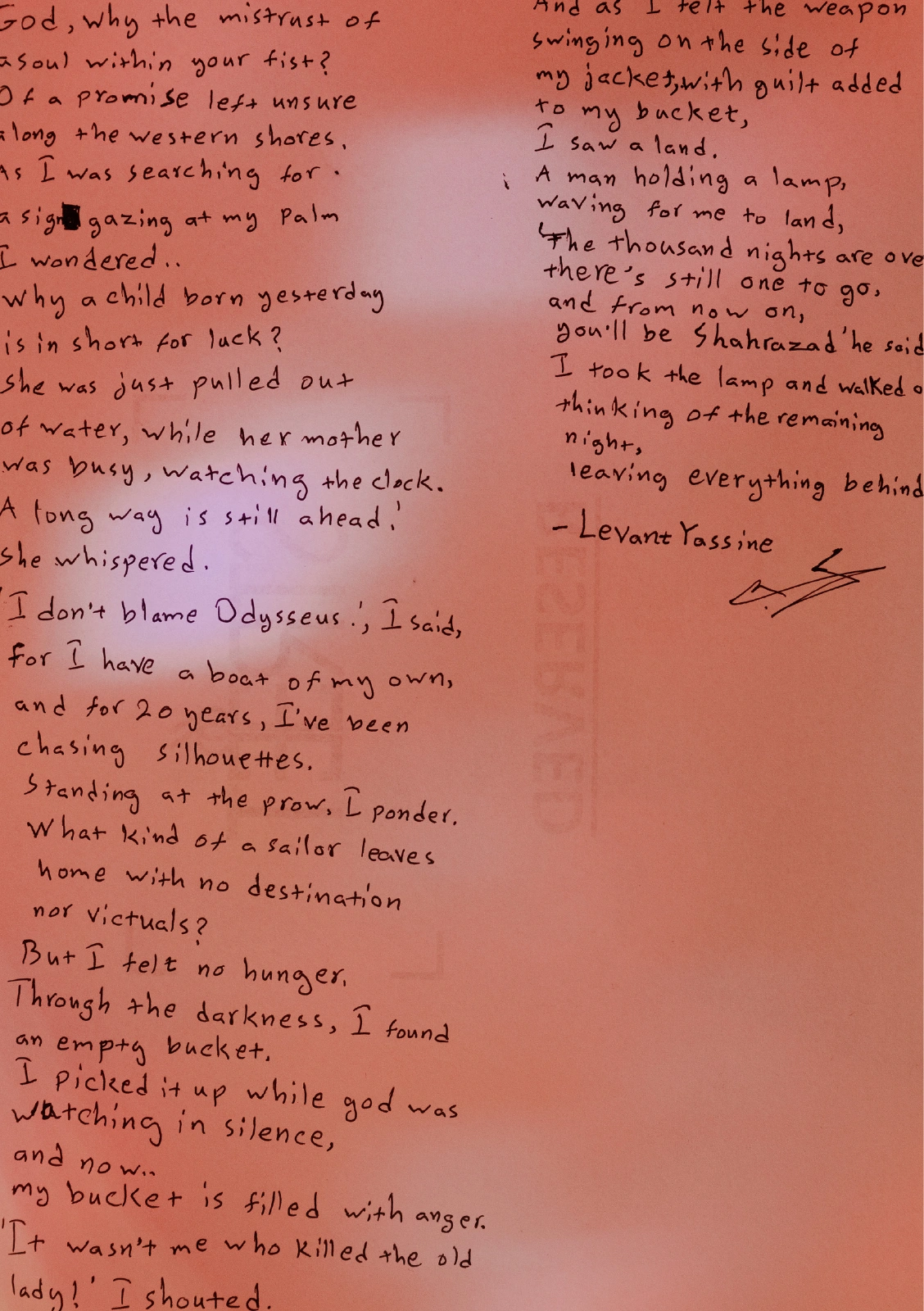 Exhibition booklet, page 2