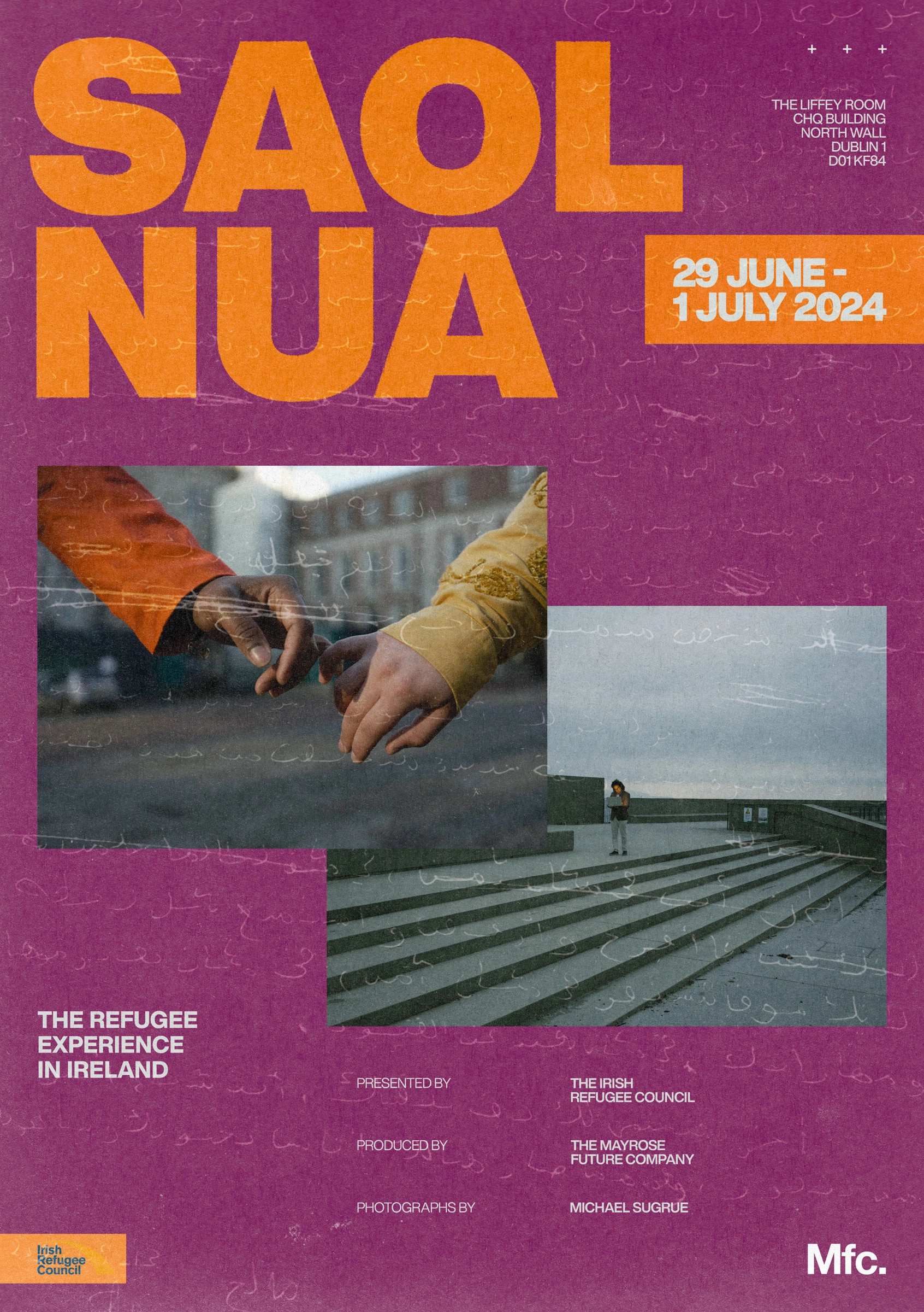 Saol Nua exhibition poster